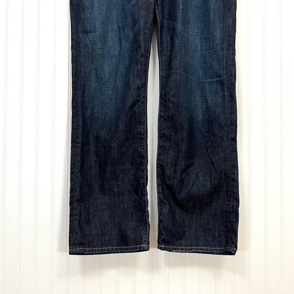 Lucky Brand Jeans 361 Vintage Straight Zip Fly Dark Harp Blue Men's Sz 36 x 32. - Picture 3 of 9